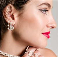 Mono orecchino Rue des Mille Donna in Argento ORZ-013 M9 RH - ORZ-013 M9 RH